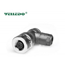 Соединитель клеммный VELLEDQ M12-F08S (розетка) Соединитель клеммный VELLEDQ M12-F08S (розетка)