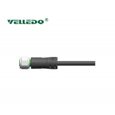 Соединитель кабельный VELLEDQ M12P-F05T-2.0PUR/BK (розетка) Соединитель кабельный VELLEDQ M12P-F05T-2.0PUR/BK (розетка)