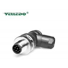 Соединитель клеммный VELLEDQ M12-M08S (вилка) Соединитель клеммный VELLEDQ M12-M08S (вилка)