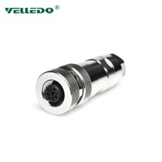 Соединитель клеммный VELLEDQ M12P-F04T (розетка) Соединитель клеммный VELLEDQ M12P-F04T (розетка)