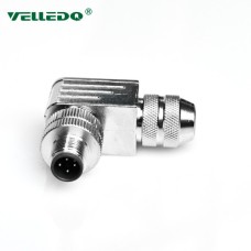Соединитель клеммный VELLEDQ M12P-M04S (вилка) Соединитель клеммный VELLEDQ M12P-M04S (вилка)