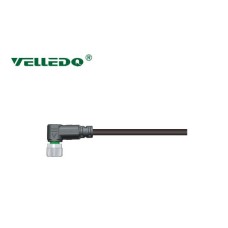 Соединитель кабельный VELLEDQ M8-F04S-10.0PUR/GY (розетка) Соединитель кабельный VELLEDQ M8-F04S-10.0PUR/GY (розетка)
