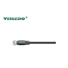Соединитель кабельный VELLEDQ M8-F03T-5.0PVC/BK (розетка) Соединитель кабельный VELLEDQ M8-F03T-5.0PVC/BK (розетка)