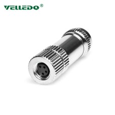 Соединитель клеммный VELLEDQ M8P-F04T (розетка) Соединитель клеммный VELLEDQ M8P-F04T (розетка)