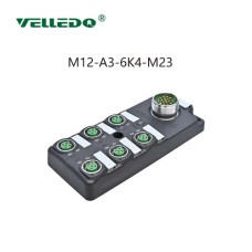 Распределительная коробка VELLEDQ M12-A3-6K4-M23 Распределительная коробка VELLEDQ M12-A3-6K4-M23