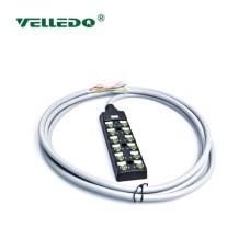 Распределительная коробка VELLEDQ M8-A3-12K3-10.0PUR/GY Распределительная коробка VELLEDQ M8-A3-12K3-10.0PUR/GY